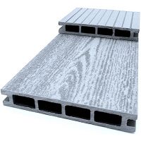 Террасная доска ДПК «Эко Классик» Серый Террасная доска ДПК «Эко Классик» Серый