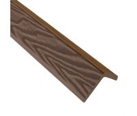 Уголок ДПК Wood-Х 50х50.3D Коричневый Уголок ДПК Wood-Х 50х50.3D Коричневый