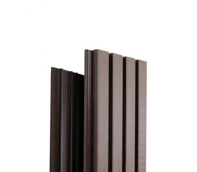 Реечная фасадная панель Техно Венге от производителя Ecodecking по цене 921 р Реечная фасадная панель Техно Венге от производителя Ecodecking по цене 921 р