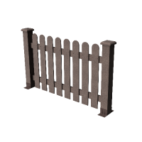 Декоративные ограждения ДПК " Сежурне", Венге, шлифованное Декоративные ограждения ДПК " Сежурне", Венге, шлифованное