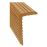 Уголок из ДПК 35х70х3000 Бронза