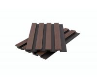 Стеновая панель брусковая из ДПК CO-EX MIX Chocolate Mix