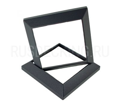 Рамка столба из алюминия от производителя RusDecking по цене 476 р Рамка столба из алюминия от производителя RusDecking по цене 476 р