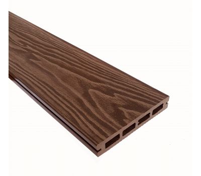 Террасная доска Смарт 3D Пустотелая с пазом Орех Милано от производителя Terrapol по цене 673 р Террасная доска Смарт 3D Пустотелая с пазом Орех Милано от производителя Terrapol по цене 673 р