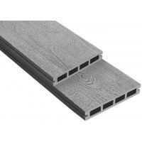 Террасная доска ДПК 3D Nevada/California Серая Террасная доска ДПК 3D Nevada/California Серая