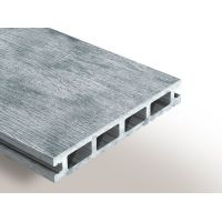 Террасная доска ДПК Select Colorite 146х22 мм Бело-серый Террасная доска ДПК Select Colorite 146х22 мм Бело-серый