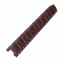 Угол наружный для цокольного сайдинга Камень Корица Угол наружный для цокольного сайдинга Камень Корица