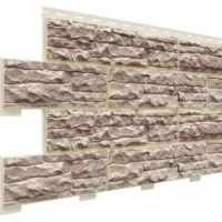 Цокольный сайдинг коллекция Скалистый риф люкс - Коралл Цокольный сайдинг коллекция Скалистый риф люкс - Коралл