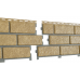 Фасадная панель Стоун Хаус - Кирпич с декорированным швом Песочный от производителя  Ю-Пласт по цене 684 р