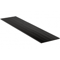 Фиброцементный сайдинг Одноцветный 190х3000х8мм КС 85 Глубокий чёрный