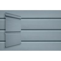 Виниловый сайдинг Double-Брус - Голубой Виниловый сайдинг Double-Брус - Голубой