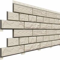 Цокольный сайдинг коллекция Кирпич Москва — Мраморный