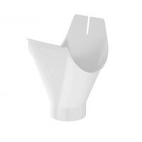 Воронка желоба RAL 9003 Белый 150/100 Воронка желоба RAL 9003 Белый 150/100