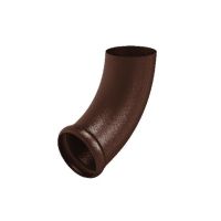 Отвод трубы декорированный RAL 8017 Коричневый matt 125/90 Отвод трубы декорированный RAL 8017 Коричневый matt 125/90