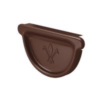 Заглушка универсальная с резиновым уплотнителем RAL 8017 Коричневый 150/100