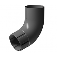 Колено 72° D90, ГРАФИТ (RAL 7024) Колено 72° D90, ГРАФИТ (RAL 7024)