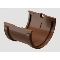 Соединитель для желоба Светло-коричневый Соединитель для желоба Светло-коричневый